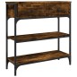 vidaXL Konsolentisch Räuchereiche 72,5x25x75 cm Holzwerkstoff vidaXL Konsolentisch Räuchereiche 72,5x25x75 cm Holzwerkstoff