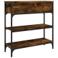 vidaXL Konsolentisch Räuchereiche 72,5x25x75 cm Holzwerkstoff vidaXL Konsolentisch Räuchereiche 72,5x25x75 cm Holzwerkstoff