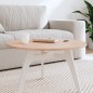 vidaXL Tischplatte Ø70x1,5 cm Rund Massivholz Buche vidaXL Tischplatte Ø70x1,5 cm Rund Massivholz Buche