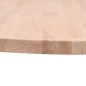 vidaXL Tischplatte Ø70x1,5 cm Rund Massivholz Buche vidaXL Tischplatte Ø70x1,5 cm Rund Massivholz Buche