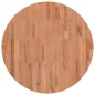 vidaXL Tischplatte Ø70x1,5 cm Rund Massivholz Buche vidaXL Tischplatte Ø70x1,5 cm Rund Massivholz Buche