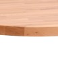 vidaXL Tischplatte Ø70x1,5 cm Rund Massivholz Buche vidaXL Tischplatte Ø70x1,5 cm Rund Massivholz Buche