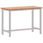 vidaXL Werkbankplatte 115x55x2,5 cm Massivholz Buche vidaXL Werkbankplatte 115x55x2,5 cm Massivholz Buche