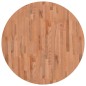 vidaXL Tischplatte Ø90x1,5 cm Rund Massivholz Buche vidaXL Tischplatte Ø90x1,5 cm Rund Massivholz Buche