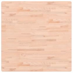 vidaXL Tischplatte 90x90x2,5 cm Quadratisch Massivholz Buche