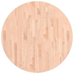 vidaXL Tischplatte Ø90x1,5 cm Rund Massivholz Buche