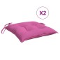 Stuhlkissen 6 Stk. Rosa 50x50x7 cm Oxford-Gewebe Stuhlkissen 6 Stk. Rosa 50x50x7 cm Oxford-Gewebe