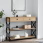 vidaXL Konsolentisch Sonoma-Eiche 100x28x75 cm Holzwerkstoff vidaXL Konsolentisch Sonoma-Eiche 100x28x75 cm Holzwerkstoff