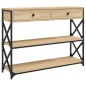 vidaXL Konsolentisch Sonoma-Eiche 100x28x75 cm Holzwerkstoff vidaXL Konsolentisch Sonoma-Eiche 100x28x75 cm Holzwerkstoff