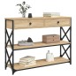 vidaXL Konsolentisch Sonoma-Eiche 100x28x75 cm Holzwerkstoff vidaXL Konsolentisch Sonoma-Eiche 100x28x75 cm Holzwerkstoff