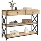 vidaXL Konsolentisch Sonoma-Eiche 100x28x75 cm Holzwerkstoff vidaXL Konsolentisch Sonoma-Eiche 100x28x75 cm Holzwerkstoff