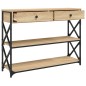 vidaXL Konsolentisch Sonoma-Eiche 100x28x75 cm Holzwerkstoff vidaXL Konsolentisch Sonoma-Eiche 100x28x75 cm Holzwerkstoff