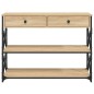 vidaXL Konsolentisch Sonoma-Eiche 100x28x75 cm Holzwerkstoff vidaXL Konsolentisch Sonoma-Eiche 100x28x75 cm Holzwerkstoff