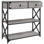 vidaXL Konsolentisch Grau Sonoma 75x28x75 cm Holzwerkstoff vidaXL Konsolentisch Grau Sonoma 75x28x75 cm Holzwerkstoff