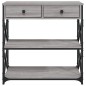 vidaXL Konsolentisch Grau Sonoma 75x28x75 cm Holzwerkstoff vidaXL Konsolentisch Grau Sonoma 75x28x75 cm Holzwerkstoff