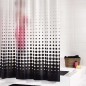 RIDDER Duschvorhang Vinyl Schwarz RIDDER Duschvorhang Vinyl Schwarz