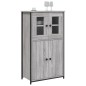 vidaXL Highboard Grau Sonoma 62x32x106,5 cm Holzwerkstoff vidaXL Highboard Grau Sonoma 62x32x106,5 cm Holzwerkstoff