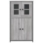 vidaXL Highboard Grau Sonoma 62x32x106,5 cm Holzwerkstoff vidaXL Highboard Grau Sonoma 62x32x106,5 cm Holzwerkstoff