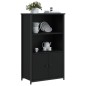 vidaXL Highboard Schwarz 62x32x103,5 cm Holzwerkstoff vidaXL Highboard Schwarz 62x32x103,5 cm Holzwerkstoff