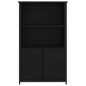 vidaXL Highboard Schwarz 62x32x103,5 cm Holzwerkstoff vidaXL Highboard Schwarz 62x32x103,5 cm Holzwerkstoff