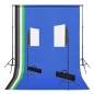 vidaXL Fotostudio-Set mit Softboxen und Hintergrundsystem vidaXL Fotostudio-Set mit Softboxen und Hintergrundsystem