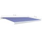 vidaXL Kassettenmarkise mit Motor 500x300 cm Blau und Weiß vidaXL Kassettenmarkise mit Motor 500x300 cm Blau und Weiß