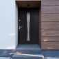vidaXL Haustür Aluminium Anthrazit 90x200 cm vidaXL Haustür Aluminium Anthrazit 90x200 cm