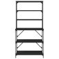 vidaXL Bäckerregal 6 Fächer Schwarz 90x40x180 cm Holzwerkstoff vidaXL Bäckerregal 6 Fächer Schwarz 90x40x180 cm Holzwerkstoff