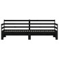 vidaXL Tagesbett Ausziehbar Schwarz 90x200 cm Massivholz Kiefer vidaXL Tagesbett Ausziehbar Schwarz 90x200 cm Massivholz Kiefer