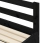 vidaXL Tagesbett Ausziehbar Schwarz 90x200 cm Massivholz Kiefer vidaXL Tagesbett Ausziehbar Schwarz 90x200 cm Massivholz Kiefer
