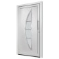 vidaXL Haustür Weiß 108x208 cm vidaXL Haustür Weiß 108x208 cm