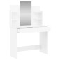 vidaXL Schminktisch mit Spiegel Hochglanz-Weiß 96x39x142 cm vidaXL Schminktisch mit Spiegel Hochglanz-Weiß 96x39x142 cm
