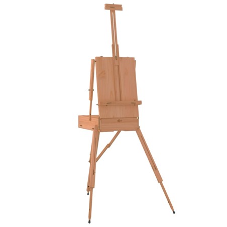 vidaXL Staffelei 81x121x173 cm Massivholz Buche