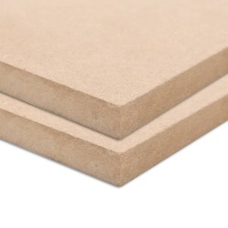 vidaXL MDF-Platten 2 Stk. Rechteckig 120x60 cm 12 mm