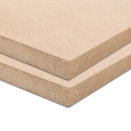 vidaXL MDF-Platten 2 Stk. Rechteckig 120x60 cm 12 mm