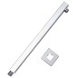 vidaXL Duscharm Quadratisch Edelstahl 201 Silbern 40 cm vidaXL Duscharm Quadratisch Edelstahl 201 Silbern 40 cm