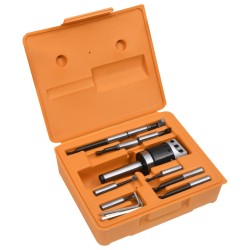 vidaXL 15-tlg. Bohrwerkzeug-Set 50 mm Bohrkopf MT3-F1-12