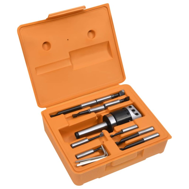 vidaXL 15-tlg. Bohrwerkzeug-Set 50 mm Bohrkopf MT3-F1-12 vidaXL 15-tlg. Bohrwerkzeug-Set 50 mm Bohrkopf MT3-F1-12