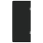 vidaXL Urinal-Trennwand Wandmontage Schwarz 90x40 cm Hartglas vidaXL Urinal-Trennwand Wandmontage Schwarz 90x40 cm Hartglas