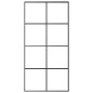 vidaXL Schiebetür ESG Glas und Aluminium mattiert 102,5x205 cm Schwarz vidaXL Schiebetür ESG Glas und Aluminium mattiert 102,5x205 cm Schwarz