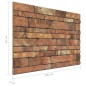vidaXL 3D-Wandpaneele 10 Stk. Braun Backstein-Optik EPS vidaXL 3D-Wandpaneele 10 Stk. Braun Backstein-Optik EPS
