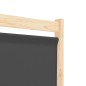 vidaXL 6-teiliger Raumteiler Grau 240 x 170 x 4 cm Stoff vidaXL 6-teiliger Raumteiler Grau 240 x 170 x 4 cm Stoff