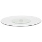 vidaXL Servierplatte Drehbar Transparent 60 cm Hartglas vidaXL Servierplatte Drehbar Transparent 60 cm Hartglas
