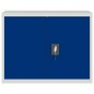 vidaXL Aktenschrank Hellgrau und Blau 90x40x70 cm Stahl vidaXL Aktenschrank Hellgrau und Blau 90x40x70 cm Stahl