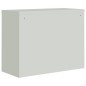 vidaXL Aktenschrank Hellgrau und Blau 90x40x70 cm Stahl vidaXL Aktenschrank Hellgrau und Blau 90x40x70 cm Stahl