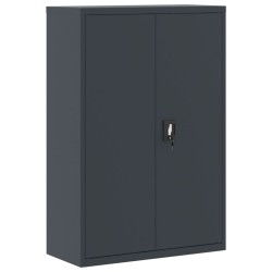 vidaXL Aktenschrank Anthrazit 90x40x140 cm Stahl