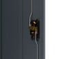 vidaXL Aktenschrank Anthrazit 90x40x140 cm Stahl vidaXL Aktenschrank Anthrazit 90x40x140 cm Stahl