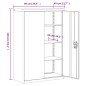 vidaXL Aktenschrank Anthrazit 90x40x140 cm Stahl vidaXL Aktenschrank Anthrazit 90x40x140 cm Stahl