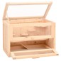 vidaXL Hamsterkäfig 60x35,5x42 cm Massivholz Tanne vidaXL Hamsterkäfig 60x35,5x42 cm Massivholz Tanne