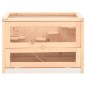 vidaXL Hamsterkäfig 60x35,5x42 cm Massivholz Tanne vidaXL Hamsterkäfig 60x35,5x42 cm Massivholz Tanne
